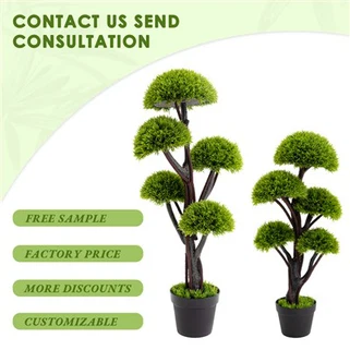 Kunstig skjønnhet potteplante Bonsai