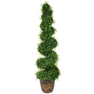 Kunstige buksbom topiary trær